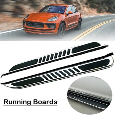 Escalón lateral apto para Porsche Macan 2014-2024 soportes de barra Nerf Foto 1 de 4