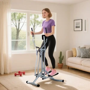 Cross Trainer Air Walker Glider Home Gym Fitness Workout Machine, Grey - Picture 1 of 11