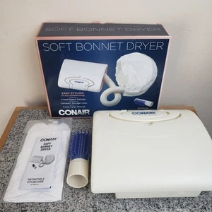 Conair Portable Soft XL Bonnet Hairdryer Vent Brush 4 Ft Hose Model SB1RN NOB - Picture 1 of 11