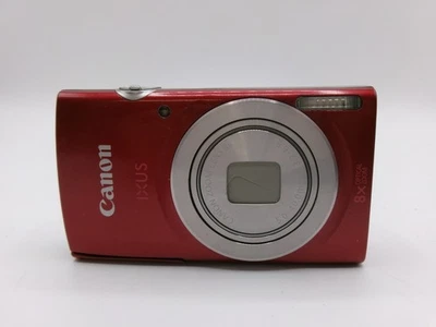 Canon IXUS 185 Red Digital Camera 20MP 8x Zoom HD Video - Tested - Image 1 of 4
