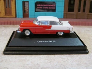 1/87 HO Schuco Chevrolet Bel Air rot/weiß #452617502 Diecast Auto neu in Box - Bild 1 von 5