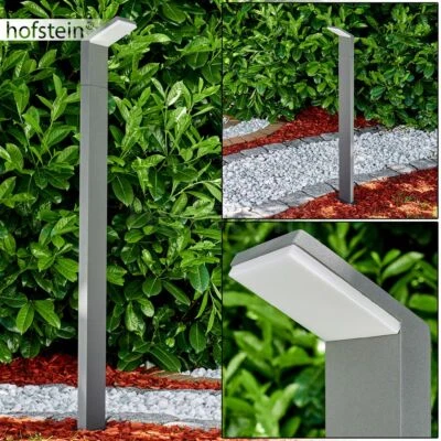 LED Außen Steh Stand Lampen Anthrazit Garten Wege Poller Laterne Beleuchtung  - Bild 1 von 4