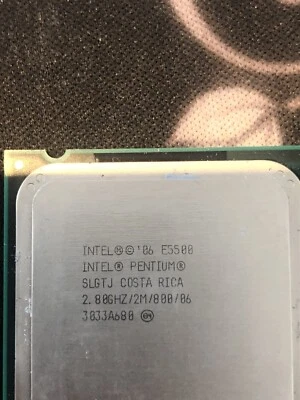 Intel Pentium Processor E5500 SLGTJ 2M Cache, 2.80 GHz, 800 MHz FSB socket 775 - Image 1 of 4