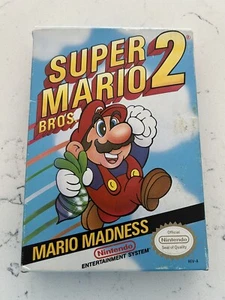 Nes CIB Super Mario Bros 2 Complete In Box Nintendo Manual + Cart - Picture 1 of 4