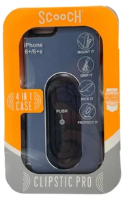 Scooch Clipstic Pro Étui pour IPHONE 6 Plus, Acier Bleu - Photo 1 sur 8