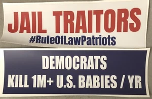 Adesivo paraurti patriottico Pro-Life:s cristiano GOP repubblicano veterano EMT - Foto 1 di 1