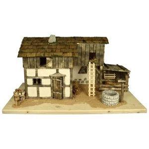 Weihnachtskrippe Heu-Alm incl. Beleuchtung + Trafo und Verteilung - Bild 1 von 8