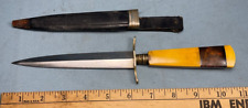 Wwii Antique Solingen Rostfrei German Knife Dagger Walter Weber w/Stag Inlay