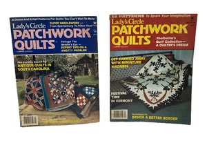 2 Lady's Circle Patchwork Quilts Magazines Winter 1983 Fall 1984 Quilt Patterns - Picture 1 of 10