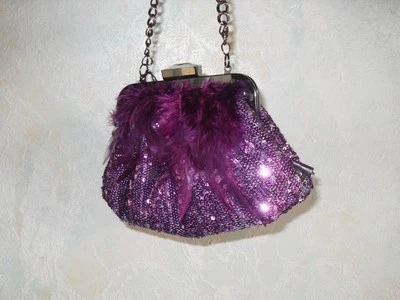 PETIT SAC DE SOIREE OU CEREMONIE LOLLIPOPS ROSE VIOLET - Photo 1/4