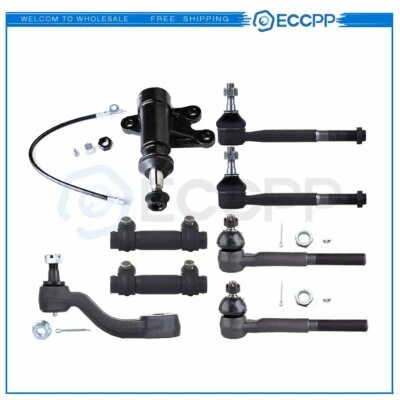 8Pcs Fit For 1993-1999 GMC K1500 Suburban New Steering Front Idler Arm Tie Rods - Image 1 of 4