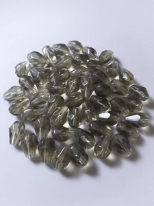 Job Lot Of 60 Pieces Of Faceted Teardrop Beads Loose 12x8mm approx - Picture 1 of 4