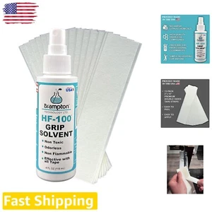 HF-100 Golf Grip Solvent Kit with 15 Premium Tape Strips - Professional Grade - Picture 1 of 8