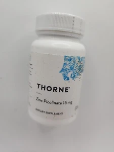 Thorne Zinc Picolinate 15mg Zinc Supplement 60 count capsules - Picture 1 of 1