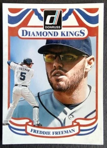 2014 Panini Donruss Diamond Kings #7 Freddie Freeman - Atlanta Braves - Picture 1 of 2