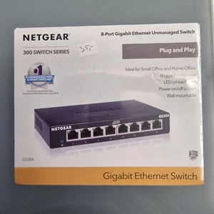 Netgear GS308E 8-Port Gigabit Ethernet Smart Managed Plus Switch - Bild 1 von 2