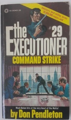 The Executioner 29: Command Strike, Don Pendleton, US pb 1978 (9780523402406) - Image 1 of 2