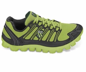 K Swiss Bright Green & Black Tube Cali-Mari Low Top Sneaker Shoe Junior Size 4 - Picture 1 of 7