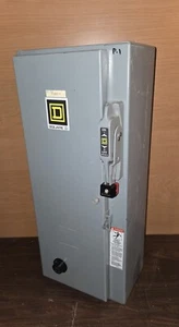 SQUARE D 8538SBG32V80F4T SER. D COMBINATION STARTER, 30A 240V 3P SIZE 0 - Picture 1 of 8