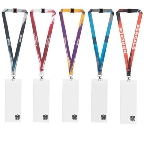 NFL American Football League USA Sports Fan Key Holder With Ticket Case New Cover