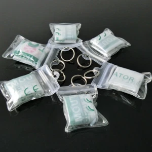 Wholesale First aid Rescue CPR Barrier WITH KEYCHAIN CPR FACE SHIELD POCKET AED - Picture 1 of 10