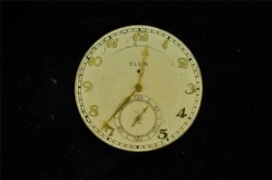 VINTAGE 12 SIZE ELGIN POCKET WATCH MOVEMENT GRADE 495 FROM 1933! - Picture 1 of 1