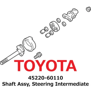 【NEW】Toyota Genuine Lexus LX470 Shaft Assy, Steering Intermediate 45220-60110 - Picture 1 of 1