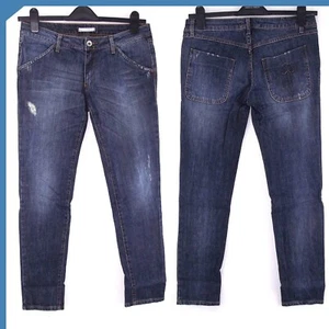 Miss Pois Damen Jeans Hose 44 W30 L Large Blau Denim Slim Fit Made Italy - Bild 1 von 13