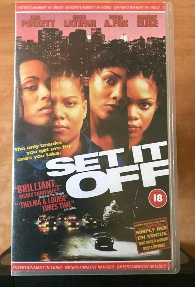 Set It Off (DVD, 1999) 18+, Approx 1 Hour 57  Mins - Image 1 of 4