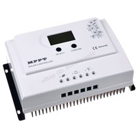 MPPT Solar Charge Controller 12V/24V LCD Display Panel Charger Regulator USB 5V