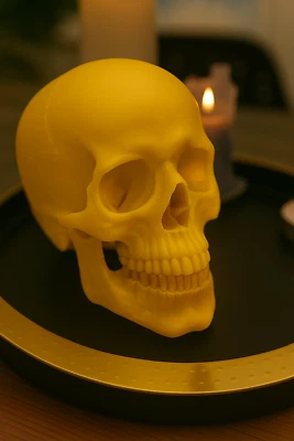 Calavera humana impresa en 3D personalizable de tamaño natural altamente detallada Foto 1 de 4