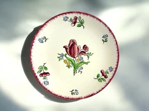 🍽️ Assiette Ancienne Gien Modèle Lorraine Vaisselle Vintage Motifs Floraux - Picture 1 of 20
