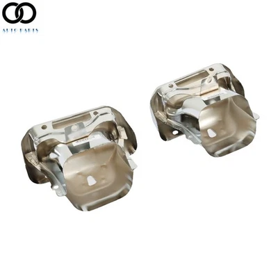 Pair Exhaust Tips Bezels For 2019-23 Chevy Silverado GMC Sierra 84667764 Silver Foto 1 de 4