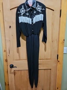 Western Overall Nieten Vintage The Icing Damen 8 Rodeo Ranch schwarz USA - Bild 1 von 17