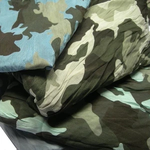 Foulard fanta mimetico kefia mimetica vintage usa camouflage azzurra beige fango - Foto 1 di 13