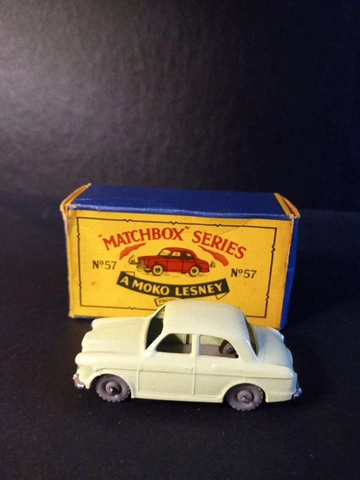 Caja de cerillas #57A Wolseley 1500 1958 en muy buen estado/como nueva en caja original B4 Foto 1 de 4