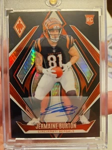 2024 Panini Phoenix - Rookies Jermaine Burton #201 Hyper (RC) Auto Color Match - Picture 1 of 2