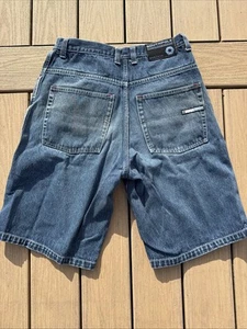 Vintage Southpole Denim Shorts Mens Size 34 Blue Red Tab Baggy Y2K - Picture 1 of 7