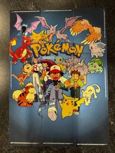 Pokemon Topps Series 1 TV Series 9 Card Puzzle Non Holo LP/NM - Picture 1 of 3