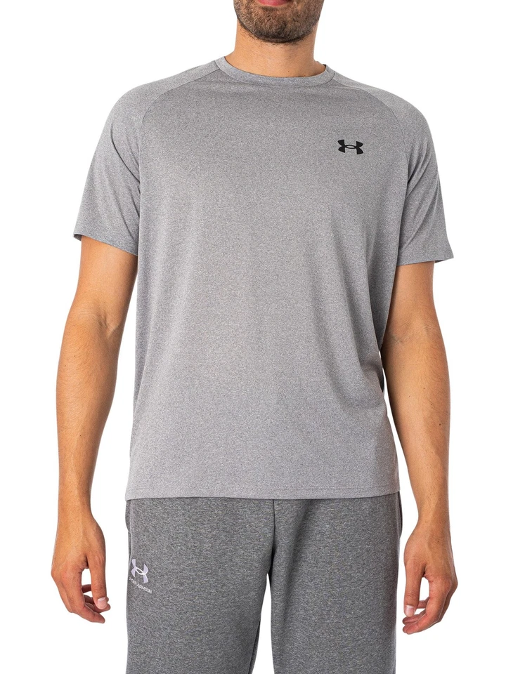 Under Armour 1326413036XL Tech 2.0 Mens X-large Light Gray Short Sleeve T-shirt