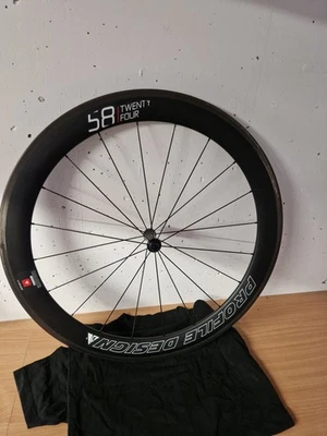 Profile Design Vorderrad 58 Twenty Four Clincher Vollcarbon - Imagen 1 de 4