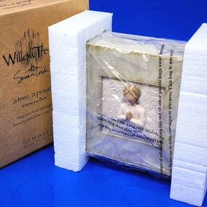 Caja de memoria Willow Tree A TREE, A REZER 2007 SUSAN LORDI baratija recuerdo NUEVO - Imagen 1 de 17