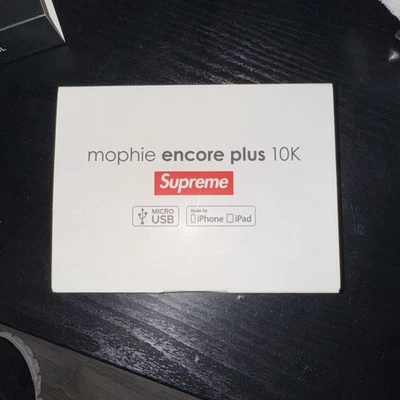 Used Supreme Mophie Encore Plus 10K Power Bank Charger 100% AUTHENTIC UNTESTED - Image 1 of 4