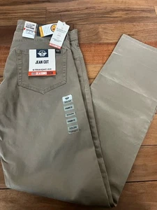 Dockers Men Jean Cut Straight Fit Beige Pants Size 32x34 All Seasons Tech - Picture 1 of 9
