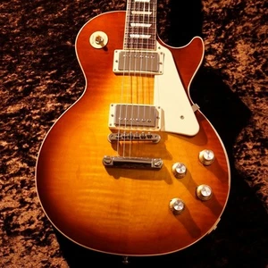 Gibson USA 2022 Les Paul Standard 60s Figured Top Iced Tea Burst w/Hard case - Picture 1 of 10