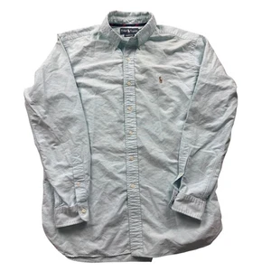 Ralph Lauren Mens Light Blue/Green Button Down Shirt Size L Classic Fit - Picture 1 of 6