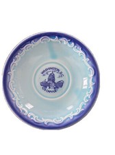 Vintage blue saucer dish from Washington Dc - Us Capitol