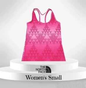 The North Face Womens Tank Top Razorback Hot Pink Small Flat 14" Chest x 24.5"L - Picture 1 of 9