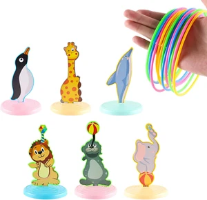 Ringwurfspiel für Kinder - Outdoor Gartenspiel mit Wurfringen - Bild 1 von 7