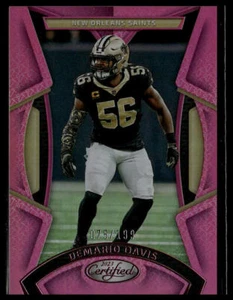 Demario Davis 2023 Panini Certified Mirror Pink /199 Saints #84 FSL - Picture 1 of 2